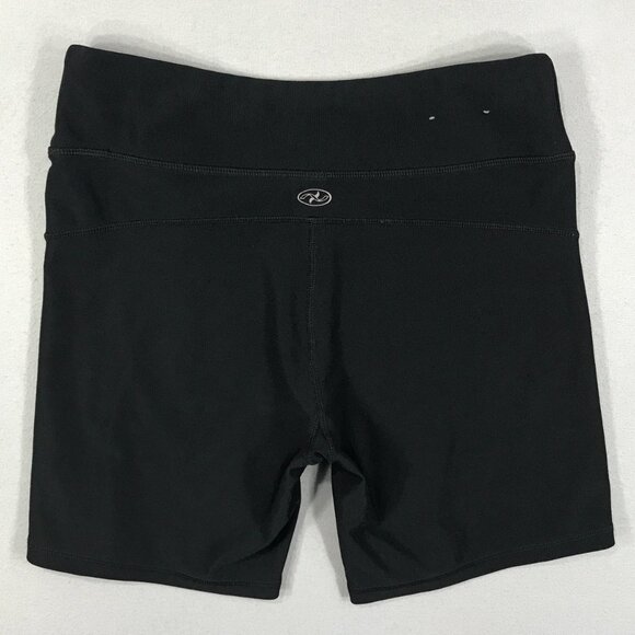NYL Shorts Women's Medium Black Pull On Athletic Stretch Pocket Yoga Gym Running - Picture 2 of 10